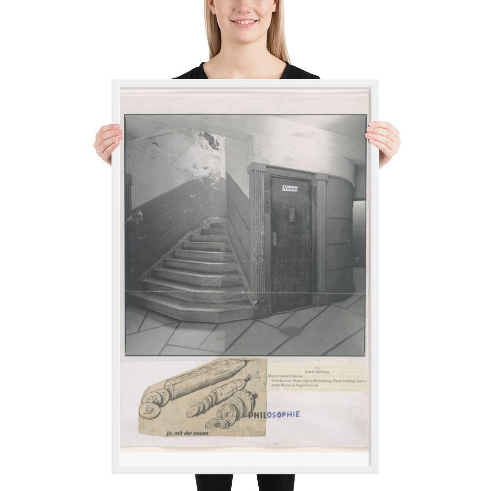 Design for Tannhäuser by Albert Oehlen and Rainald Goetz, Framed poster