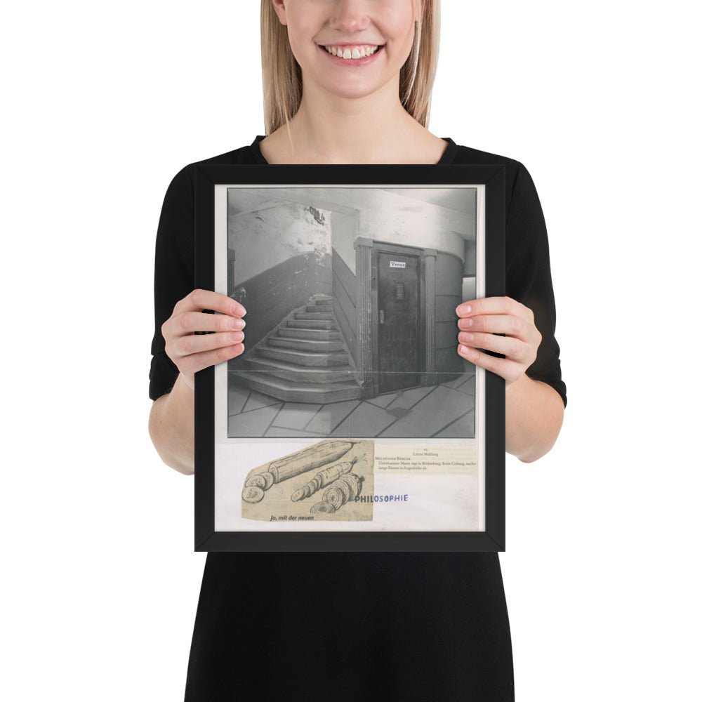 Design for Tannhäuser by Albert Oehlen and Rainald Goetz, Framed poster