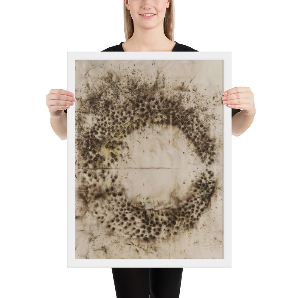 Drawing for Transient Rainbow by Cai Guo-Qiang, Framed poster