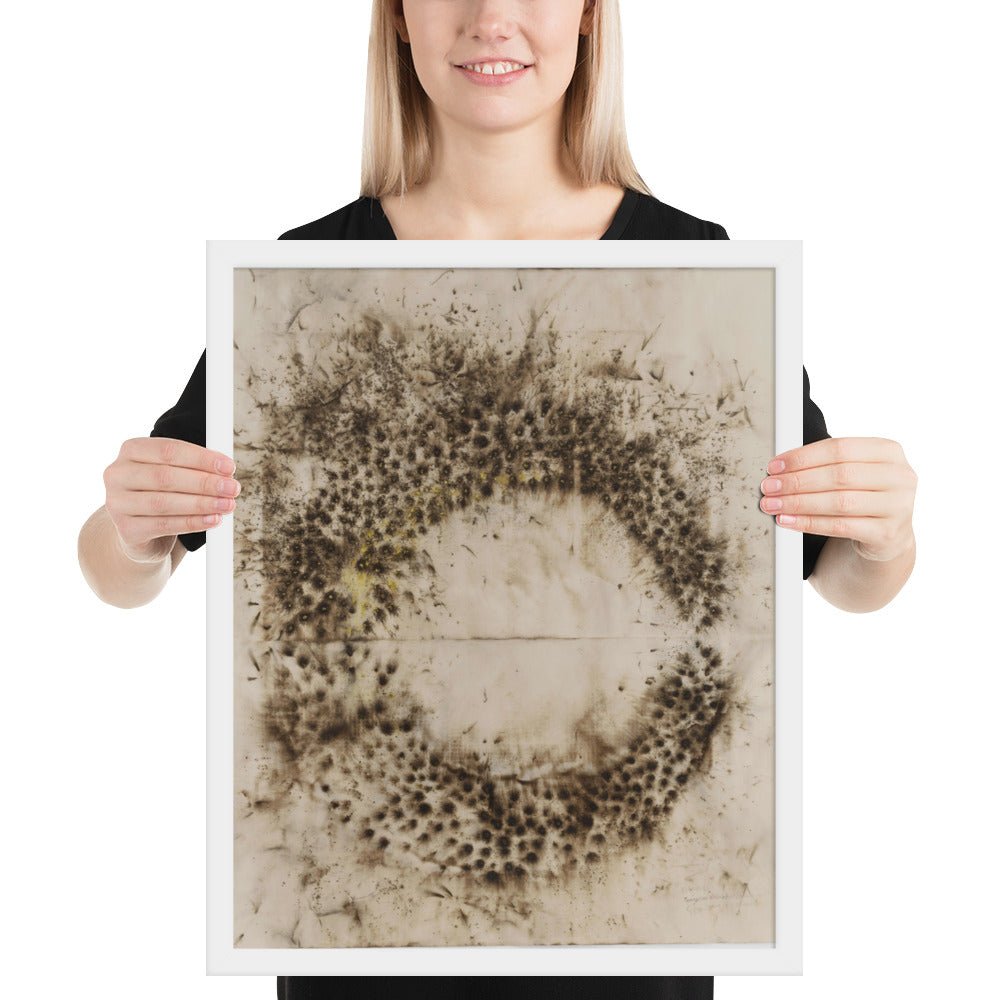 Drawing for Transient Rainbow by Cai Guo-Qiang, Framed poster