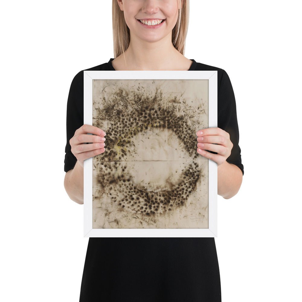 Drawing for Transient Rainbow by Cai Guo-Qiang, Framed poster