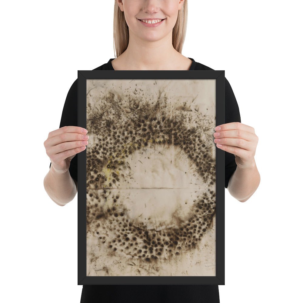 Drawing for Transient Rainbow by Cai Guo-Qiang, Framed poster