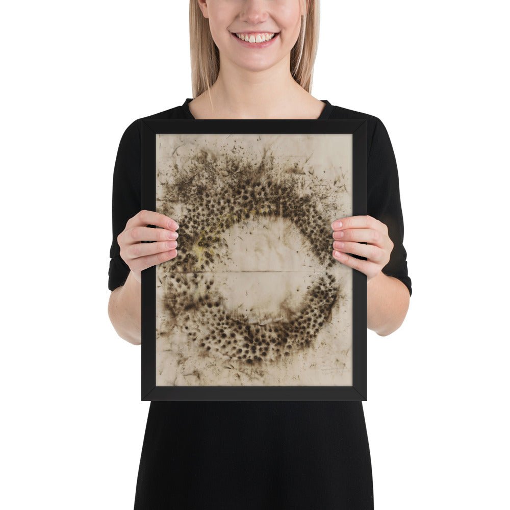 Drawing for Transient Rainbow by Cai Guo-Qiang, Framed poster