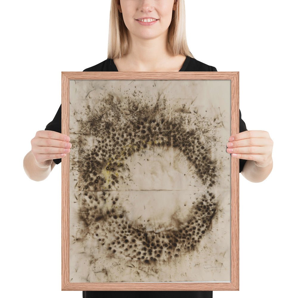 Drawing for Transient Rainbow by Cai Guo-Qiang, Framed poster