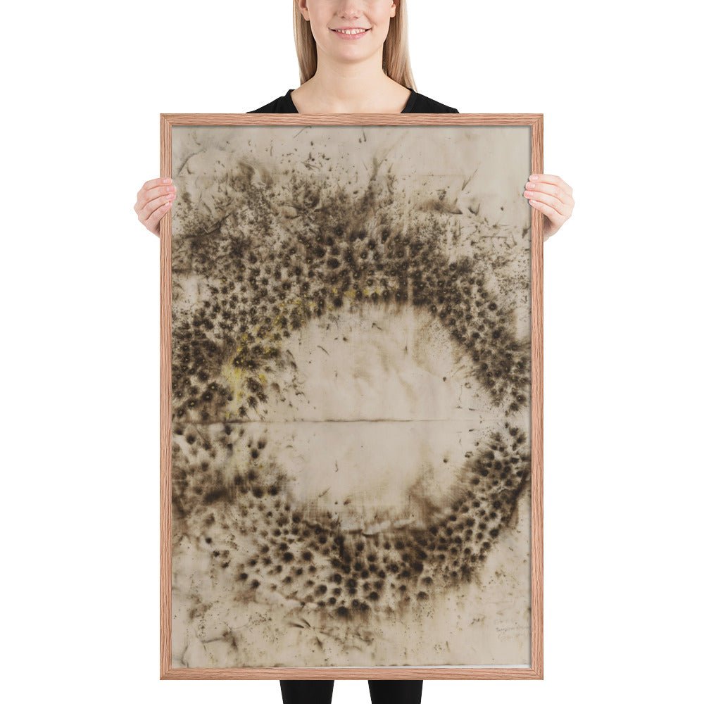Drawing for Transient Rainbow by Cai Guo-Qiang, Framed poster