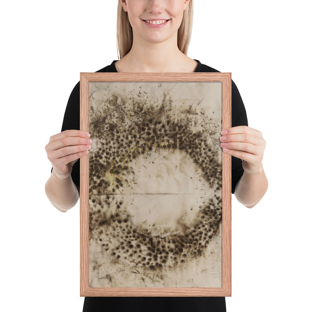 Drawing for Transient Rainbow by Cai Guo-Qiang, Framed poster