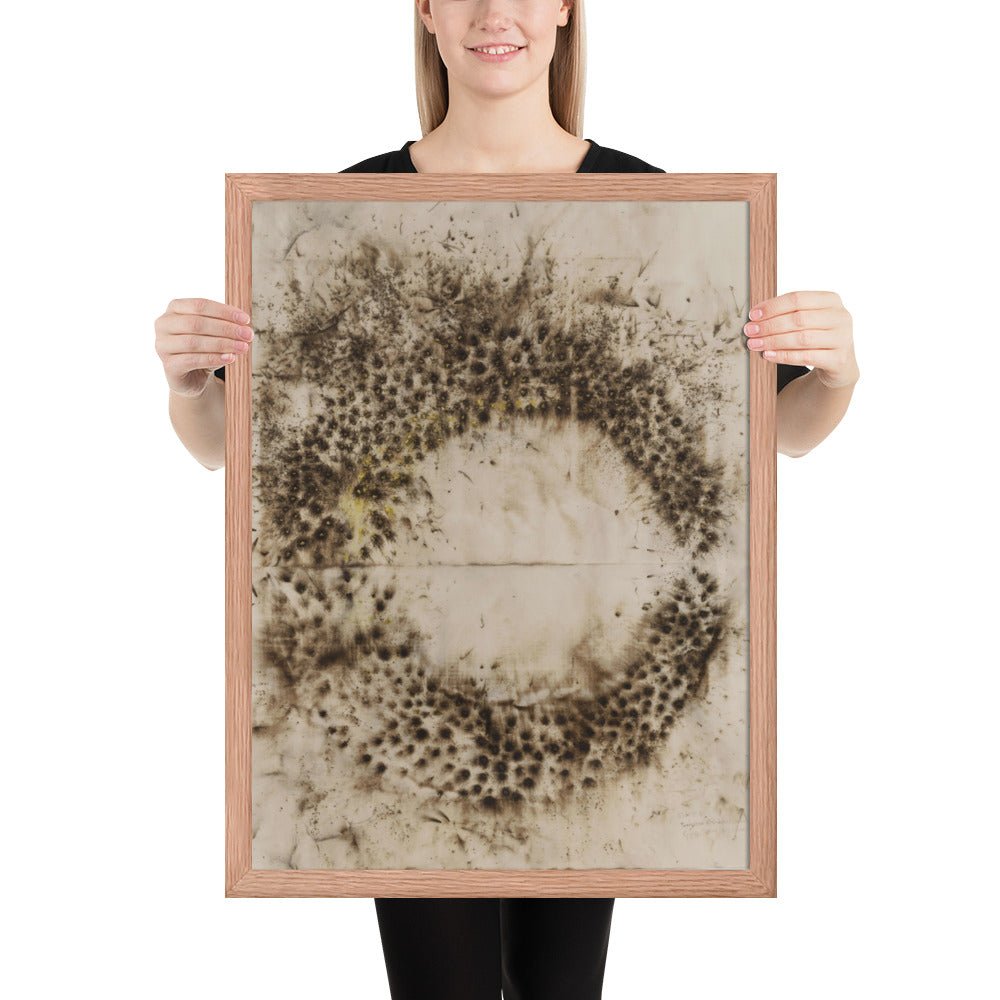 Drawing for Transient Rainbow by Cai Guo-Qiang, Framed poster