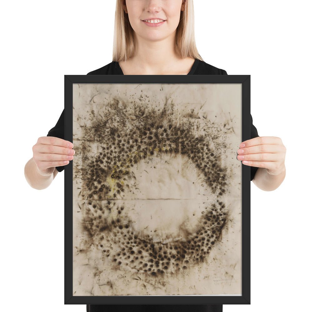 Drawing for Transient Rainbow by Cai Guo-Qiang, Framed poster