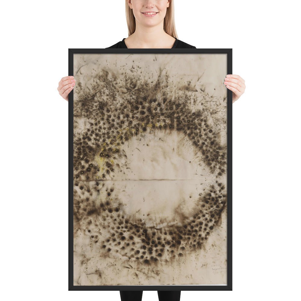 Drawing for Transient Rainbow by Cai Guo-Qiang, Framed poster