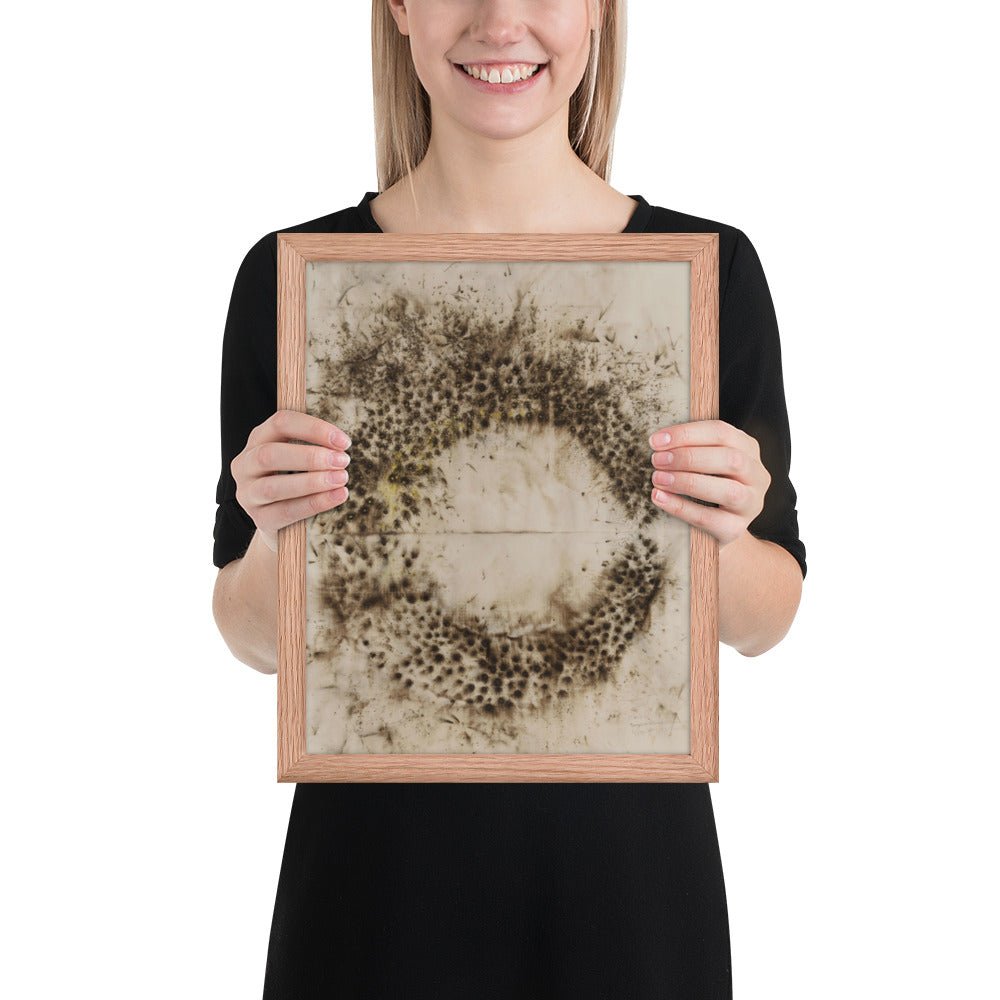 Drawing for Transient Rainbow by Cai Guo-Qiang, Framed poster