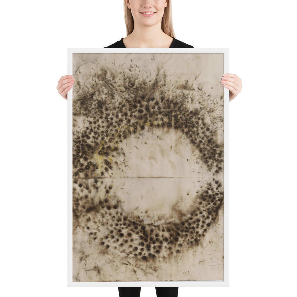 Drawing for Transient Rainbow by Cai Guo-Qiang, Framed poster