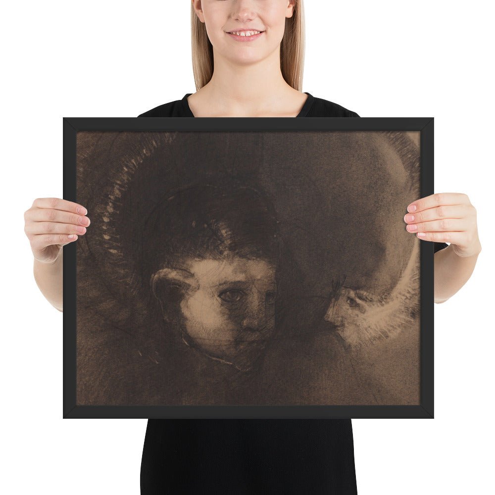 Dream Polyp by Odilon Redon, Framed poster