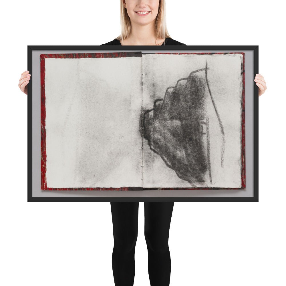 Egypt by Richard Serra, Framed posterr