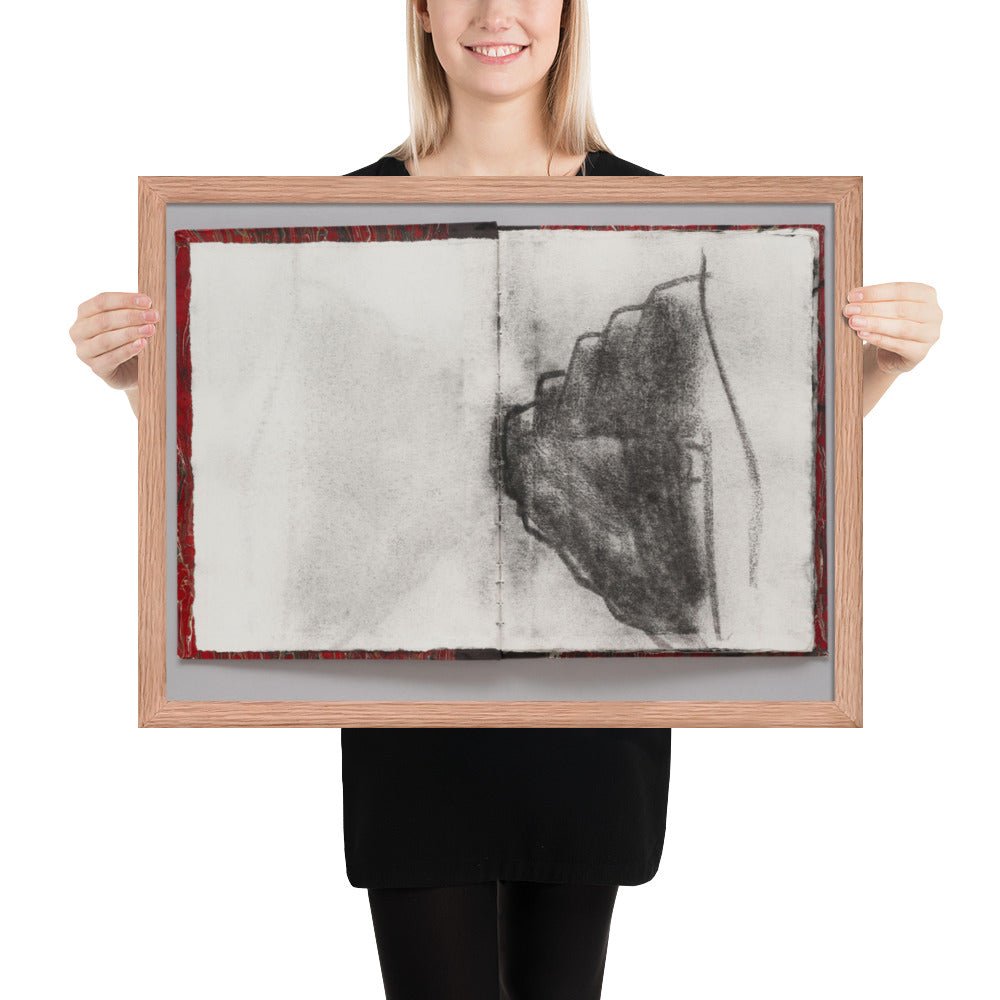 Egypt by Richard Serra, Framed posterr