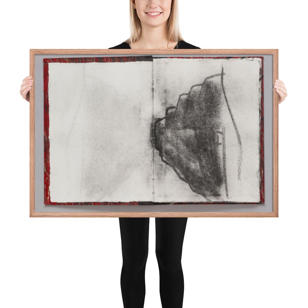 Egypt by Richard Serra, Framed posterr