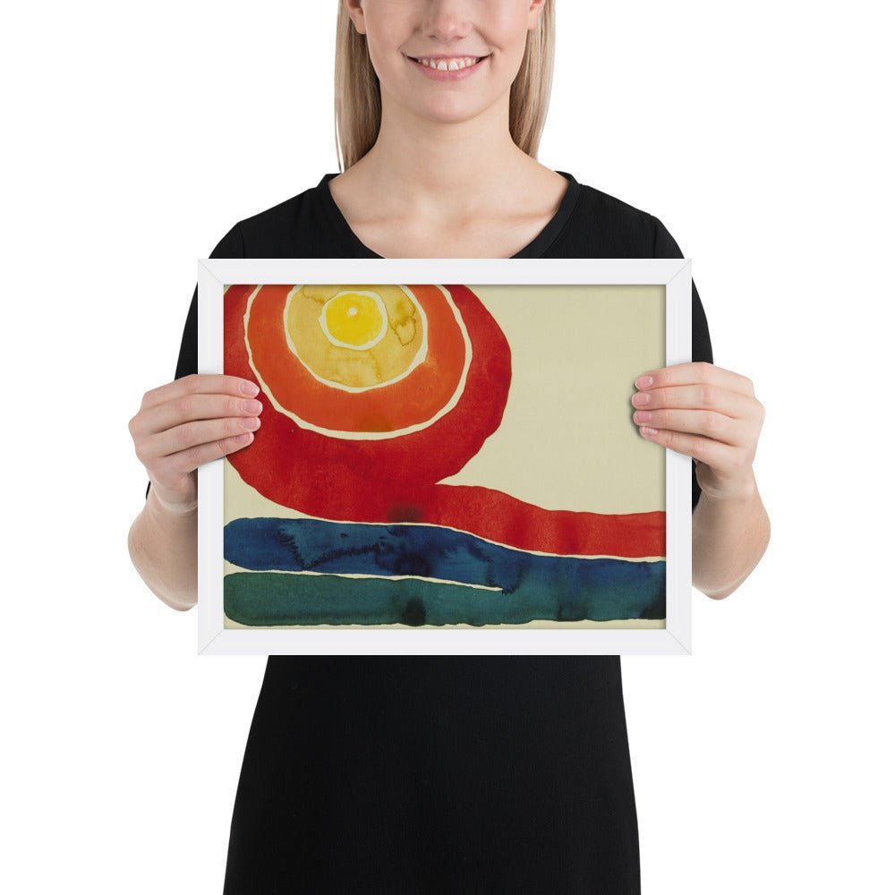 Evening Star, No. III by Georgia O'Keeffe, Framed poster