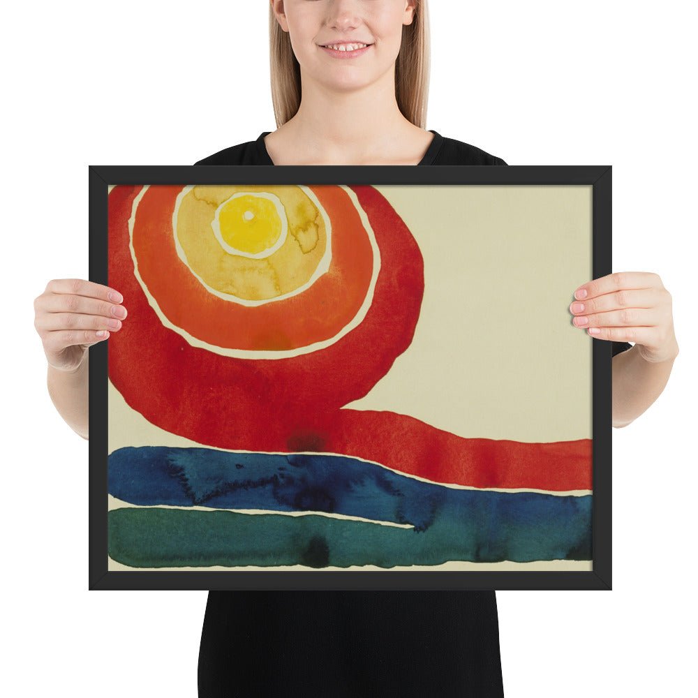 Evening Star, No. III by Georgia O'Keeffe, Framed poster