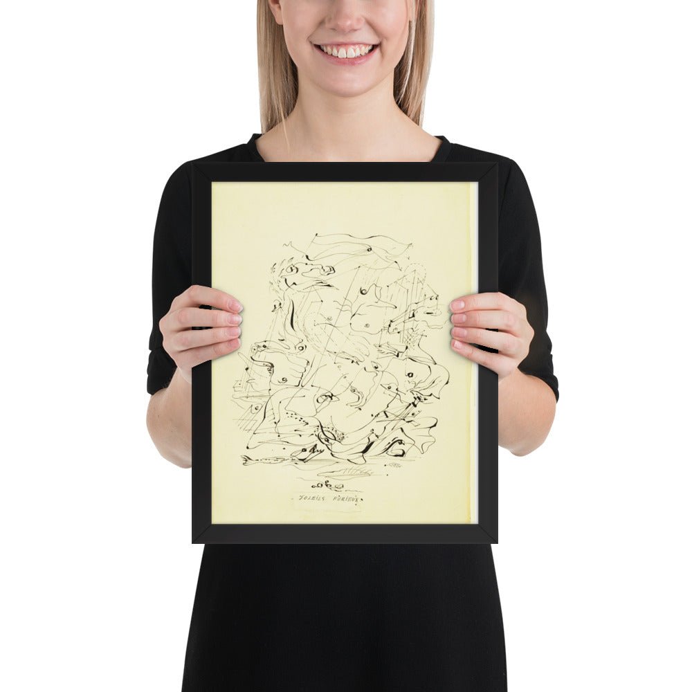 Furious Suns by André Masson, Framed poster