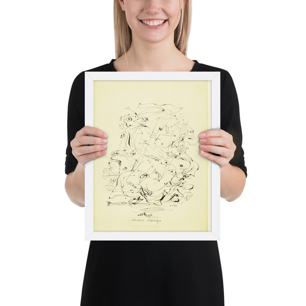 Furious Suns by André Masson, Framed poster