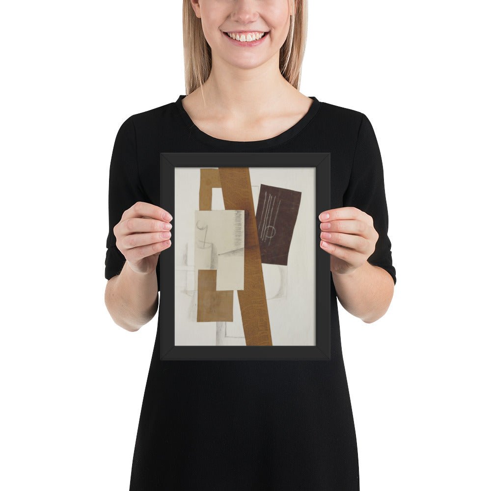 Guitar by Georges Braque, Framed poster