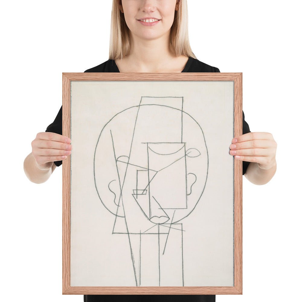 Head by Pablo Picasso, Framed poster