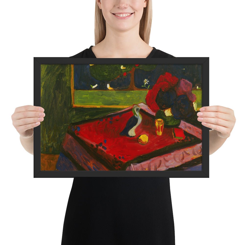 Interior by Gabrielle Münter, Framed poster