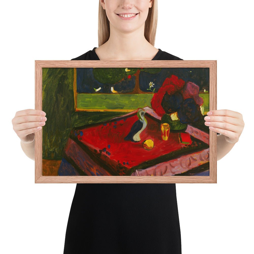 Interior by Gabrielle Münter, Framed poster