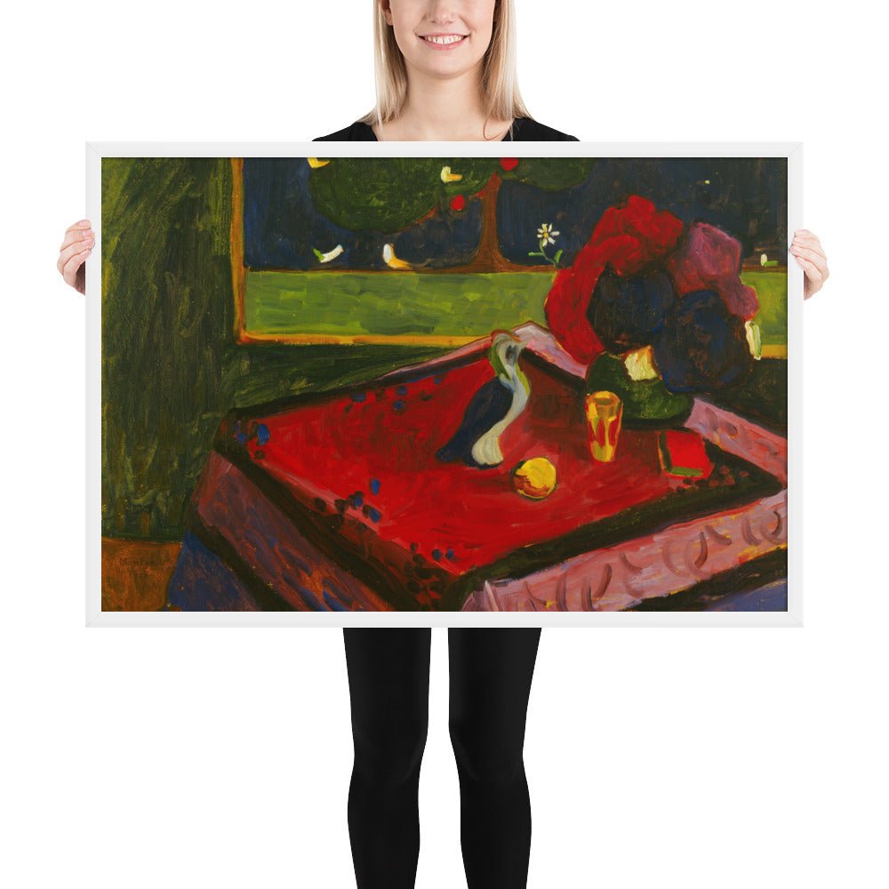 Interior by Gabrielle Münter, Framed poster