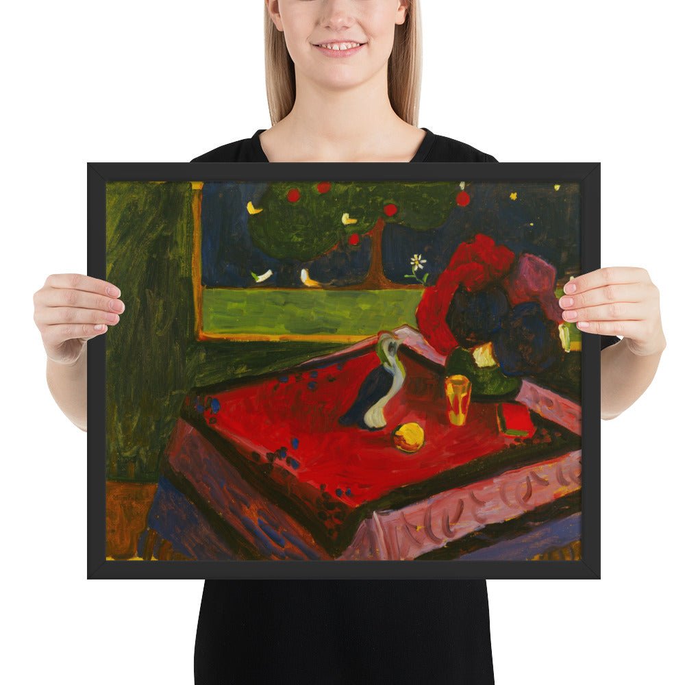 Interior by Gabrielle Münter, Framed poster