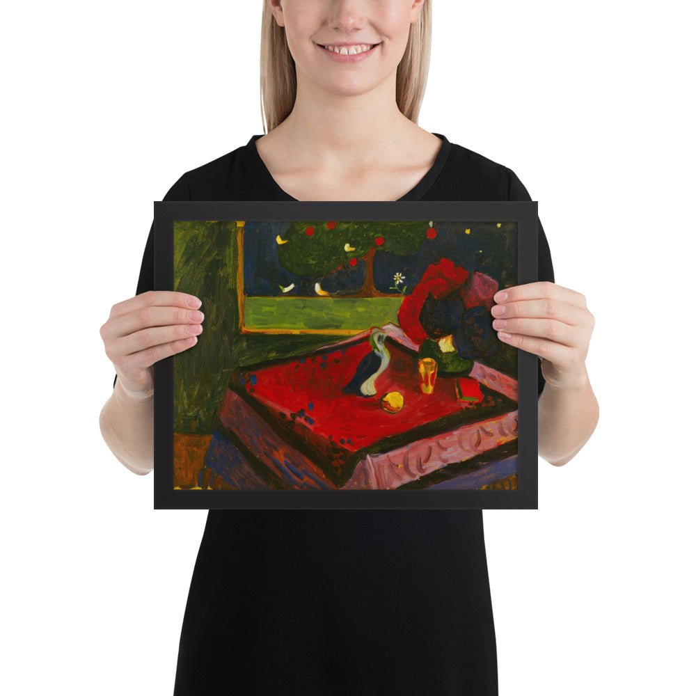 Interior by Gabrielle Münter, Framed poster