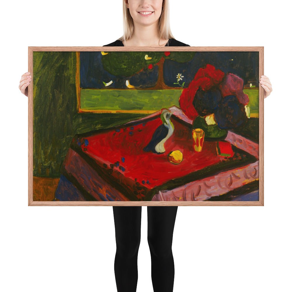 Interior by Gabrielle Münter, Framed poster