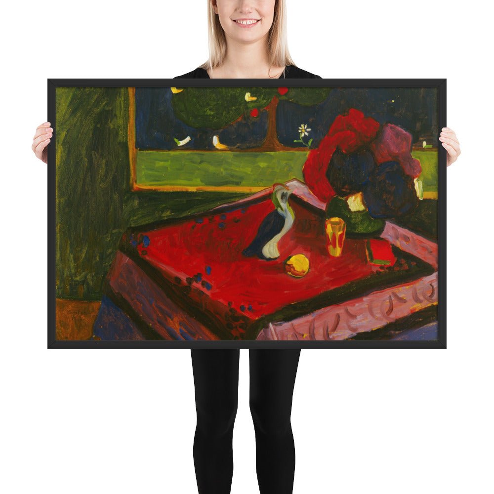 Interior by Gabrielle Münter, Framed poster