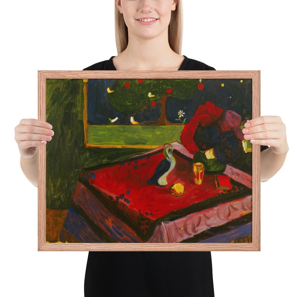Interior by Gabrielle Münter, Framed poster