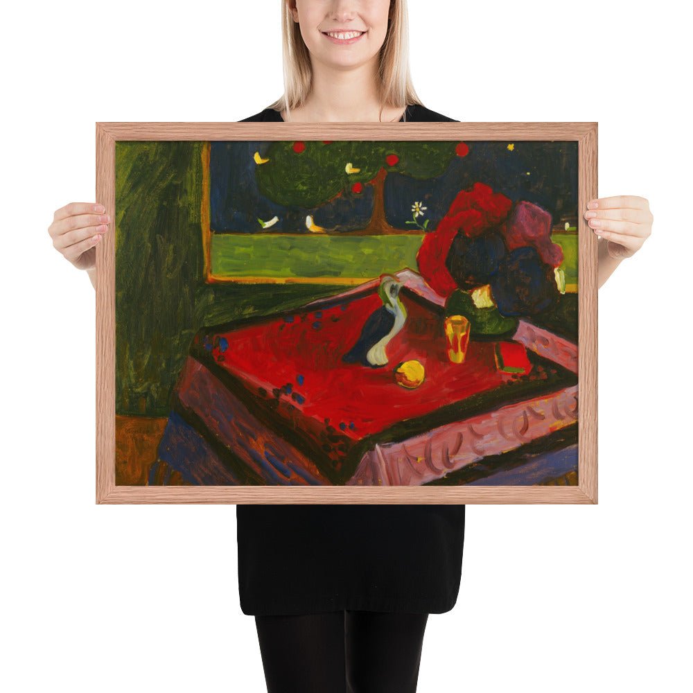Interior by Gabrielle Münter, Framed poster