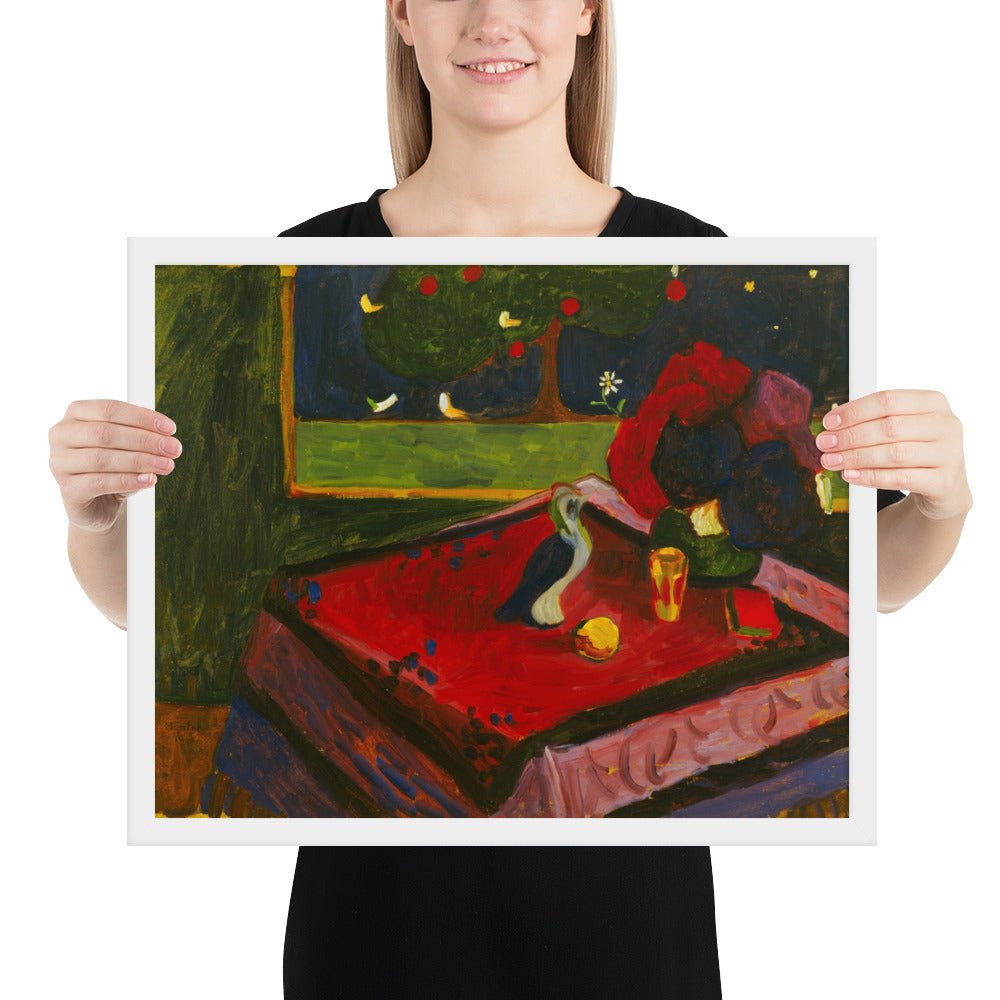 Interior by Gabrielle Münter, Framed poster