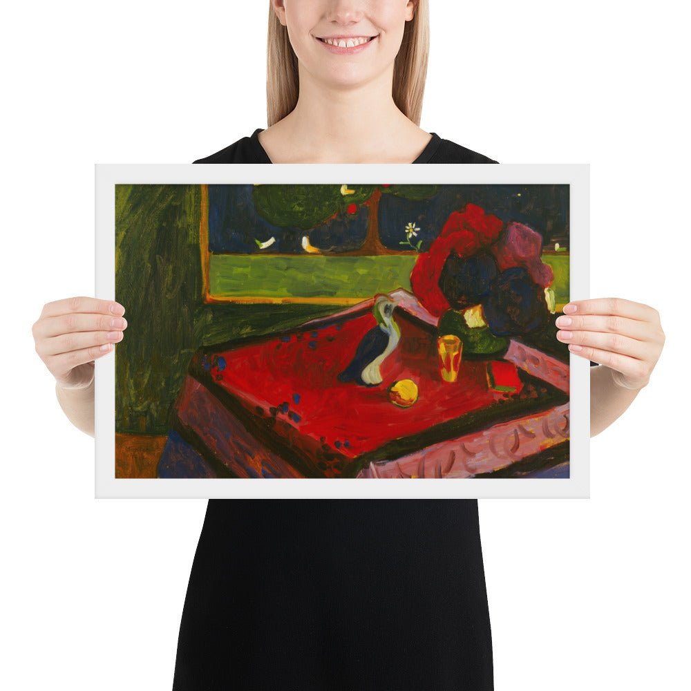 Interior by Gabrielle Münter, Framed poster