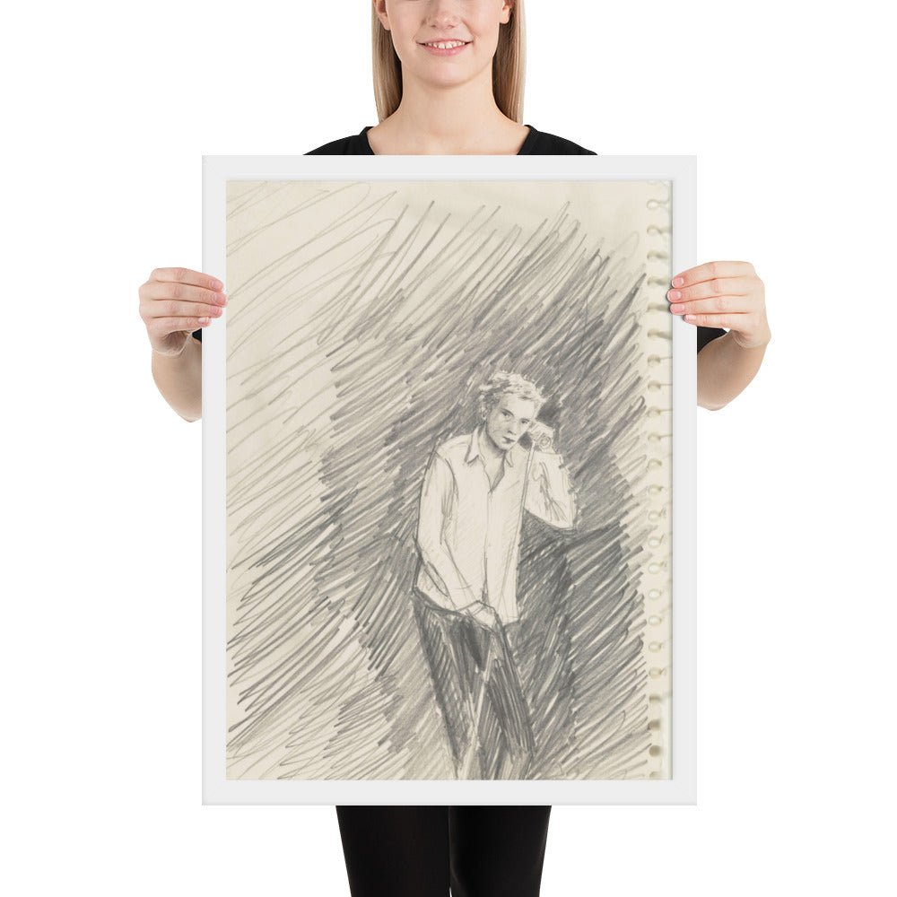 John Lydon by Elizabeth Peyton, Framed poster