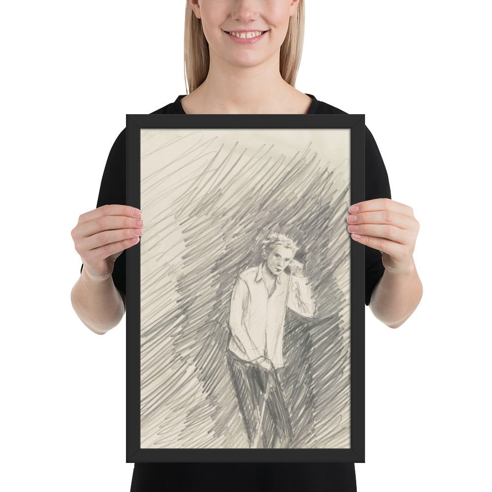 John Lydon by Elizabeth Peyton, Framed poster