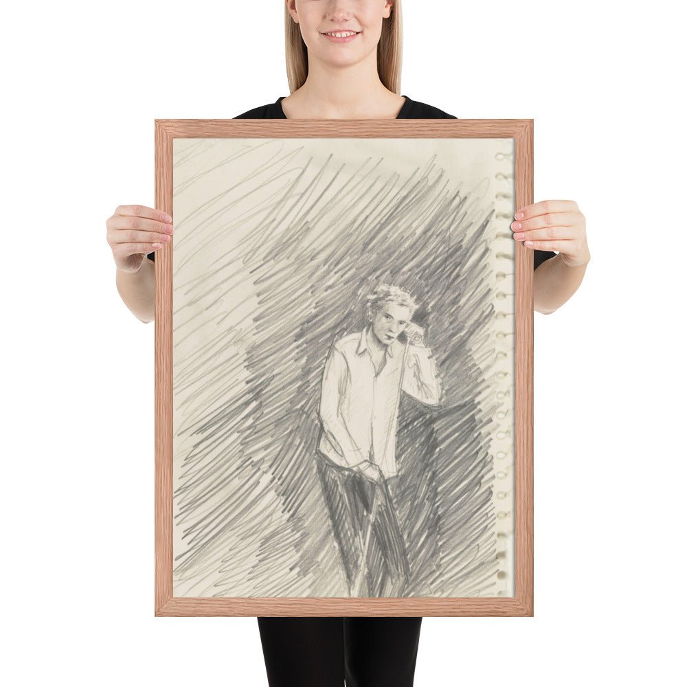 John Lydon by Elizabeth Peyton, Framed poster