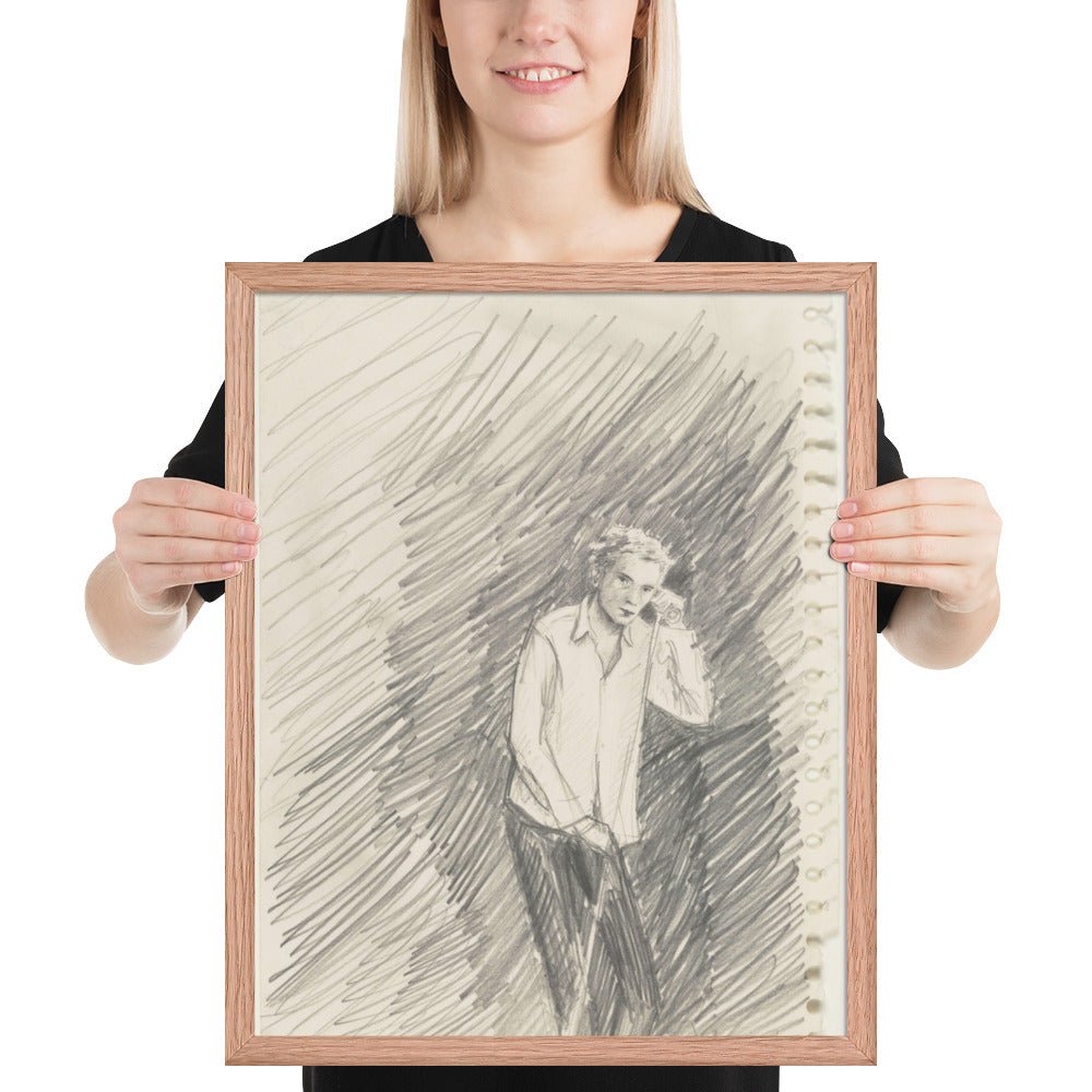 John Lydon by Elizabeth Peyton, Framed poster