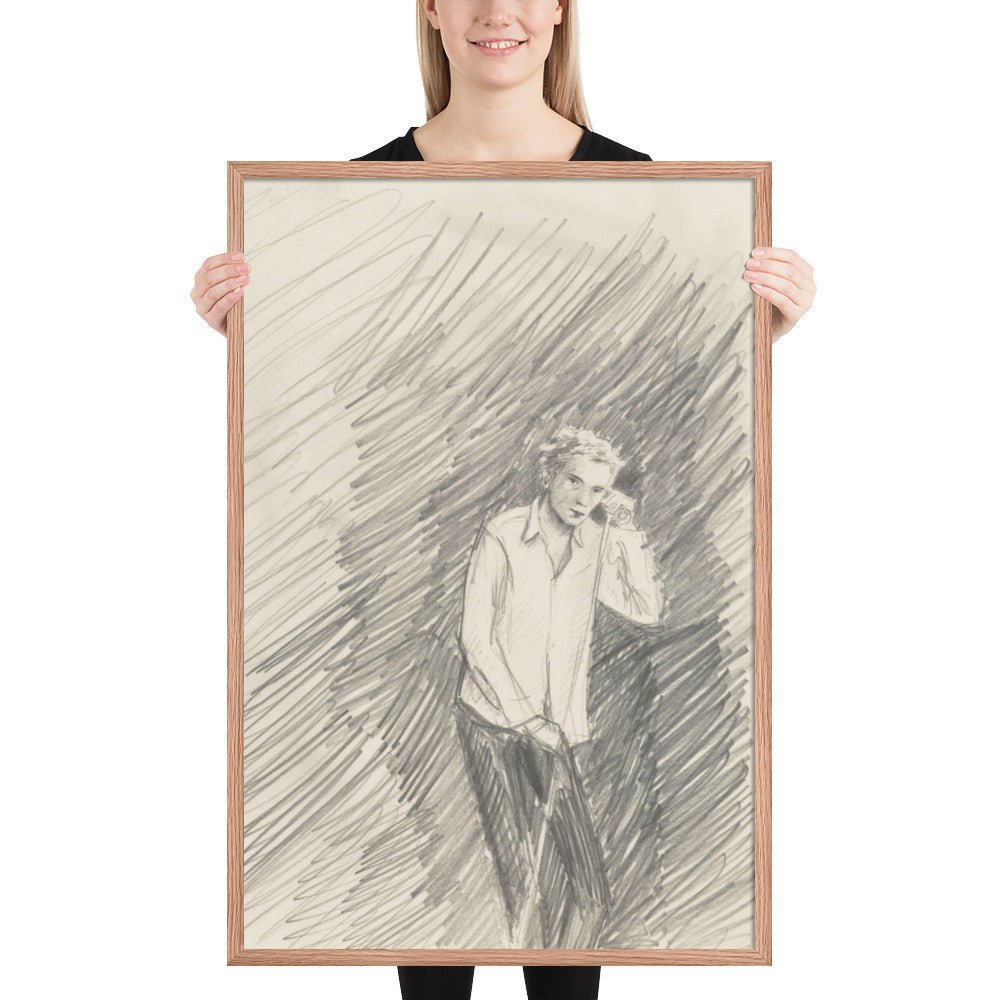 John Lydon by Elizabeth Peyton, Framed poster