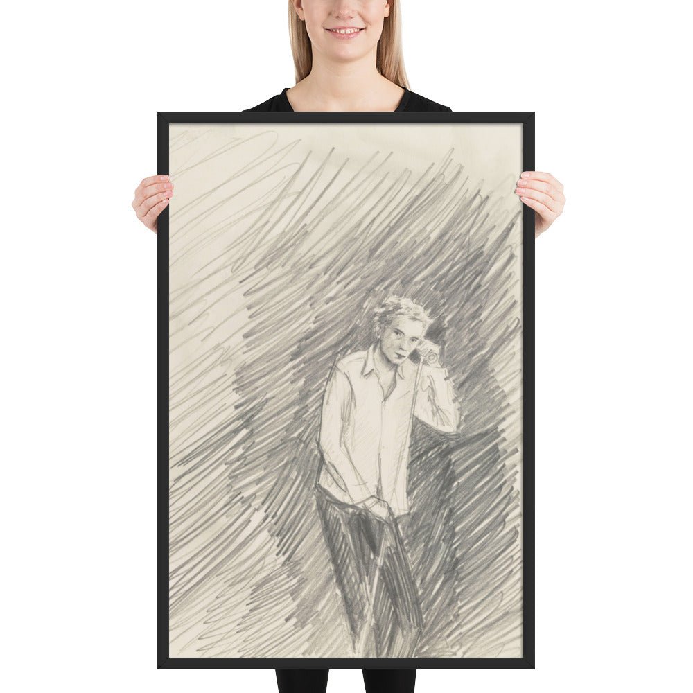 John Lydon by Elizabeth Peyton, Framed poster