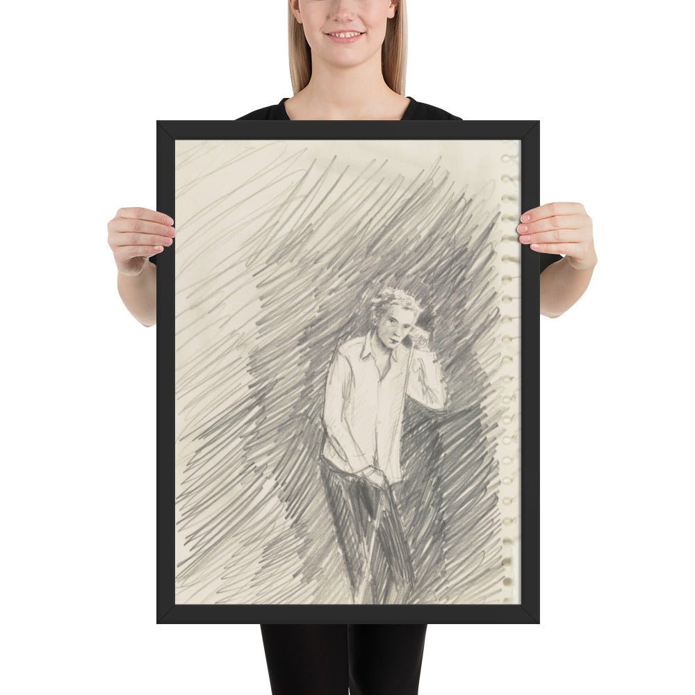 John Lydon by Elizabeth Peyton, Framed poster