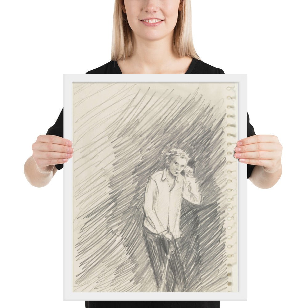 John Lydon by Elizabeth Peyton, Framed poster