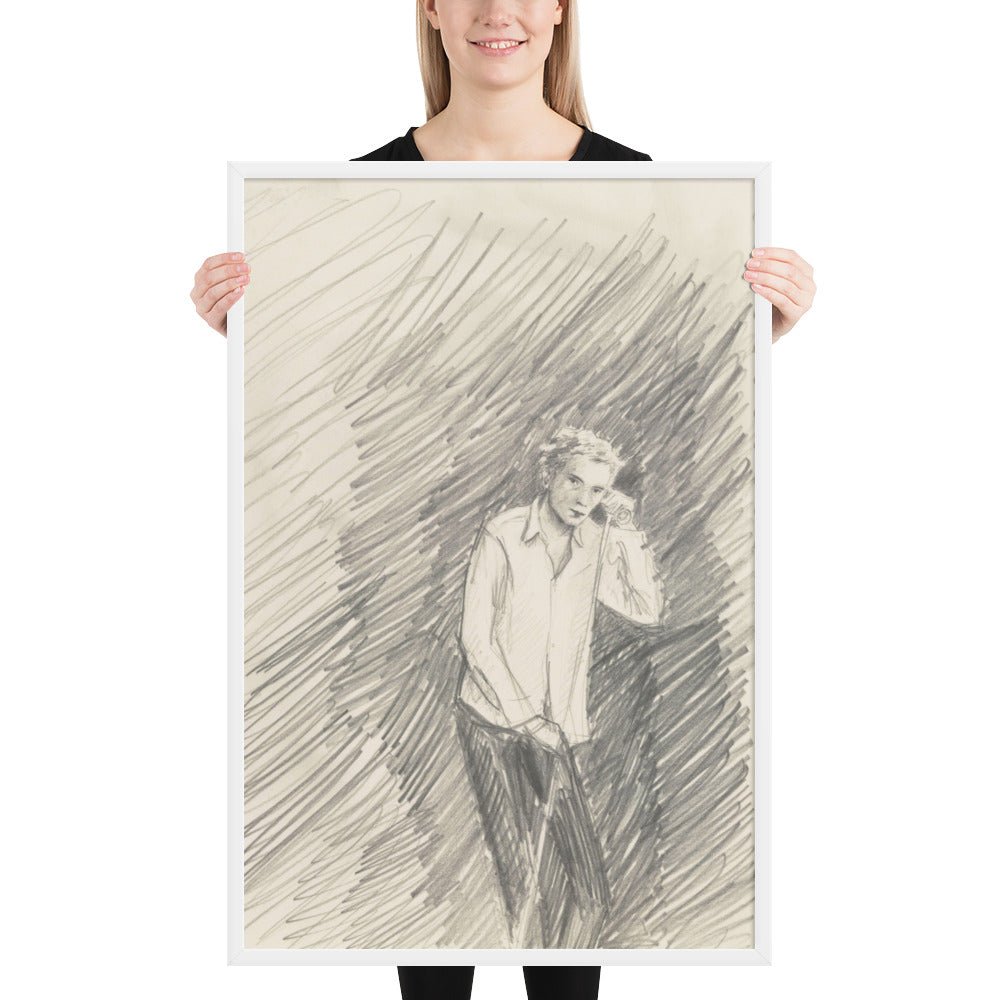John Lydon by Elizabeth Peyton, Framed poster