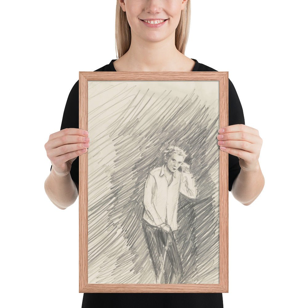 John Lydon by Elizabeth Peyton, Framed poster