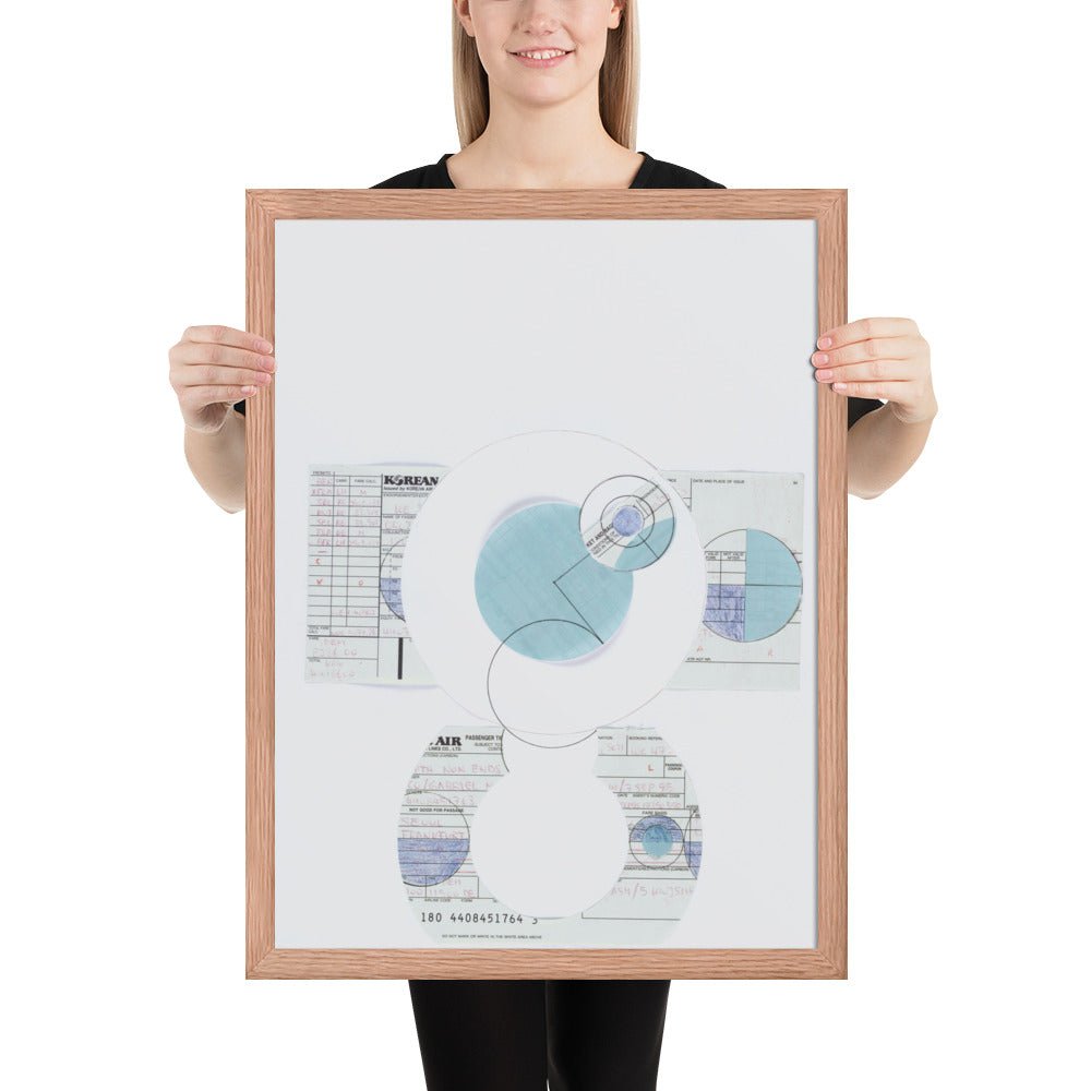 Korean Air by Gabriel Orozco, Framed poster
