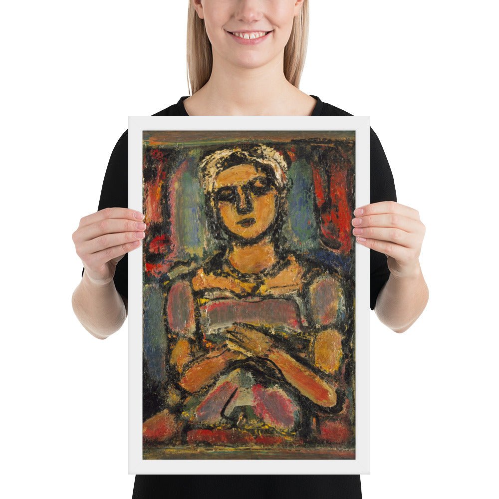 Little Peasant Girl by Georges Rouault, Framed poster