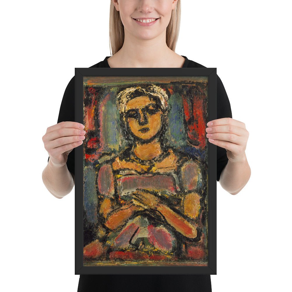 Little Peasant Girl by Georges Rouault, Framed poster
