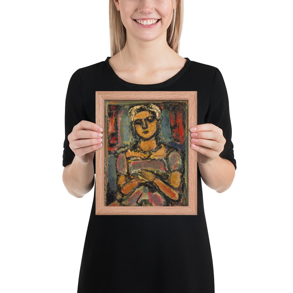 Little Peasant Girl by Georges Rouault, Framed poster